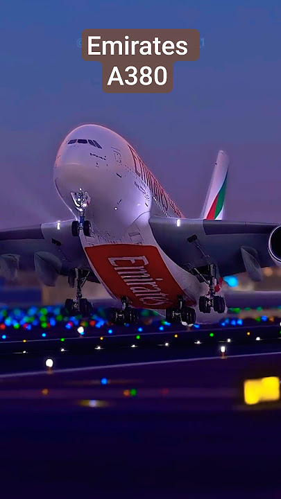 Emirates A380 Epic Takeoff from Dubai ✈️🌆 | King of the Skies! #shorts #aviation