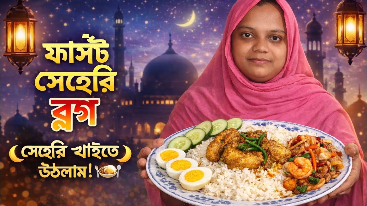 প্রথম সেহেরীতে কি খেলাম।