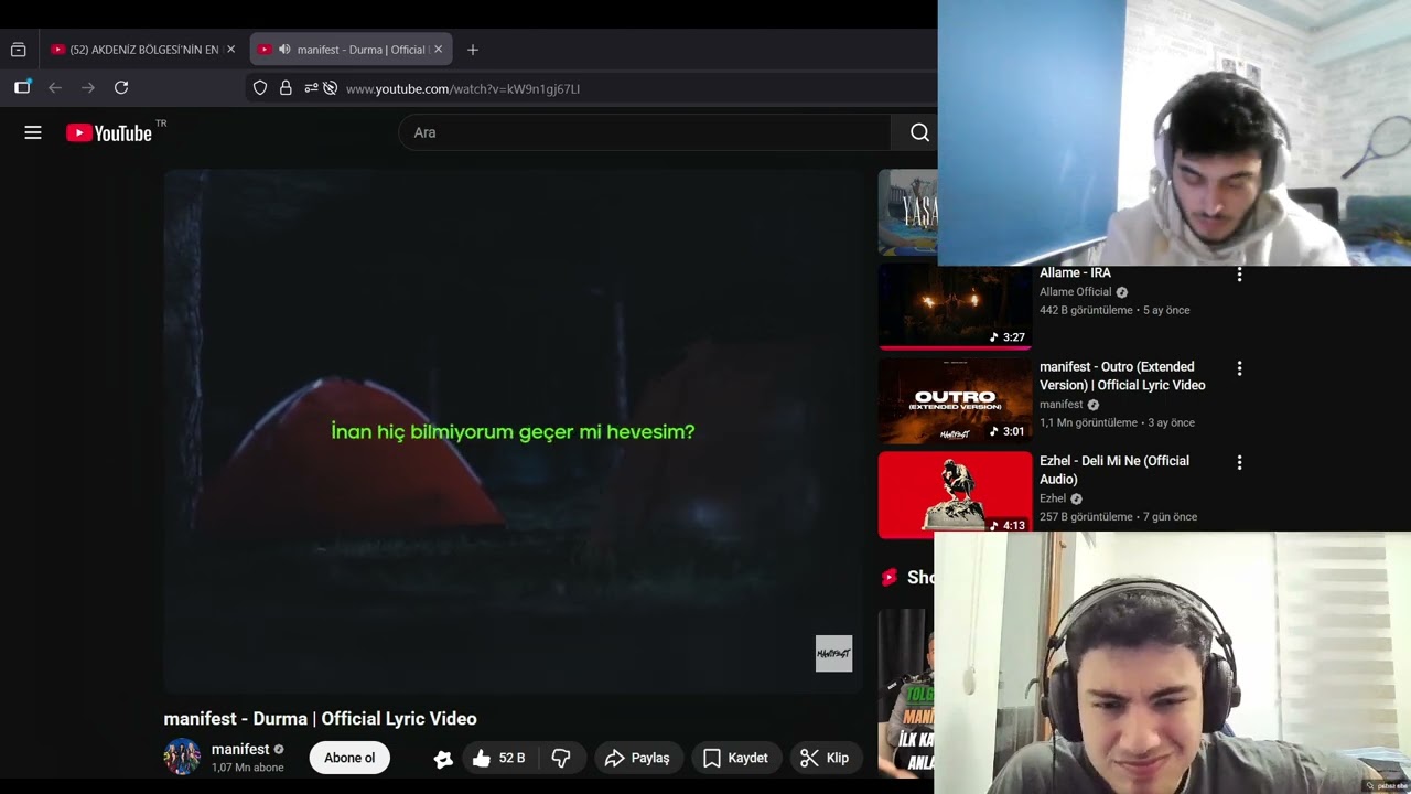 MANİFEST'DEN CHİLL PARÇA !!!!!!!! - MANİFEST DURMA