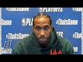 Kawhi Leonard Postgame Interview - Game 4 - Jazz vs Clippers | 2021 NBA Playoffs