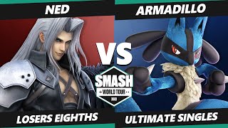 SWT NA Northeast Qualifier Match - Ned (Sephiroth, PT) Vs. Armadillo (Lucario) SSBU Ultimate