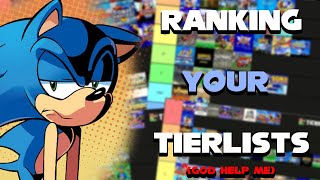 Ranking YOUR Sonic Tier Lists