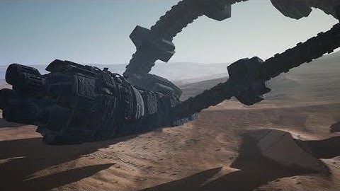 Old Rusted Alien Spaceship in Desert. Ufo | Motion Graphics - Videohive template