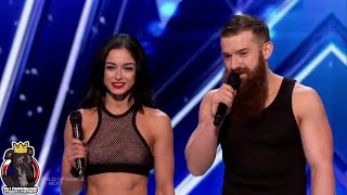 Billy & Emily England Full Performance & Story | America's Got Talent 2017 Auditions Week 2 S12E02