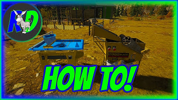 How To Set Up A Wave Table And Magnetite Separator In Gold Rush!