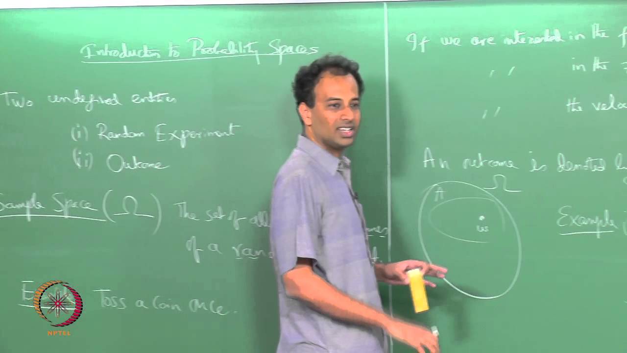 Mod-01 Lec-04 PROBABILITY SPACES-1