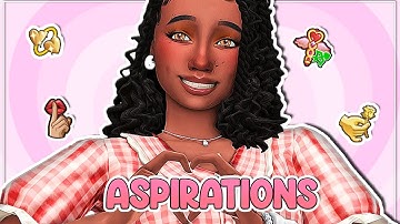 Every Sim is a Different ROMANCE ASPIRATION in The Sims 4 💕| CAS Challenge
