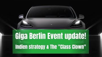 Tesla Giga Berlin Event update!, "The Class Clown" did the unthinkable!.