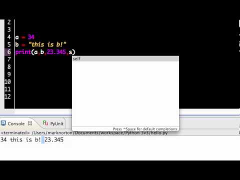 Intro To Python: print method (version 3)