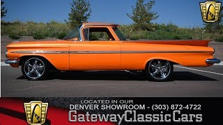 1959 Chevrolet El Camino Now Featured In Our Denver Showroom #103-DEN