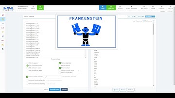 Helium 10 - Frankenstein: Keyword Processor Tool - Tutorial Video