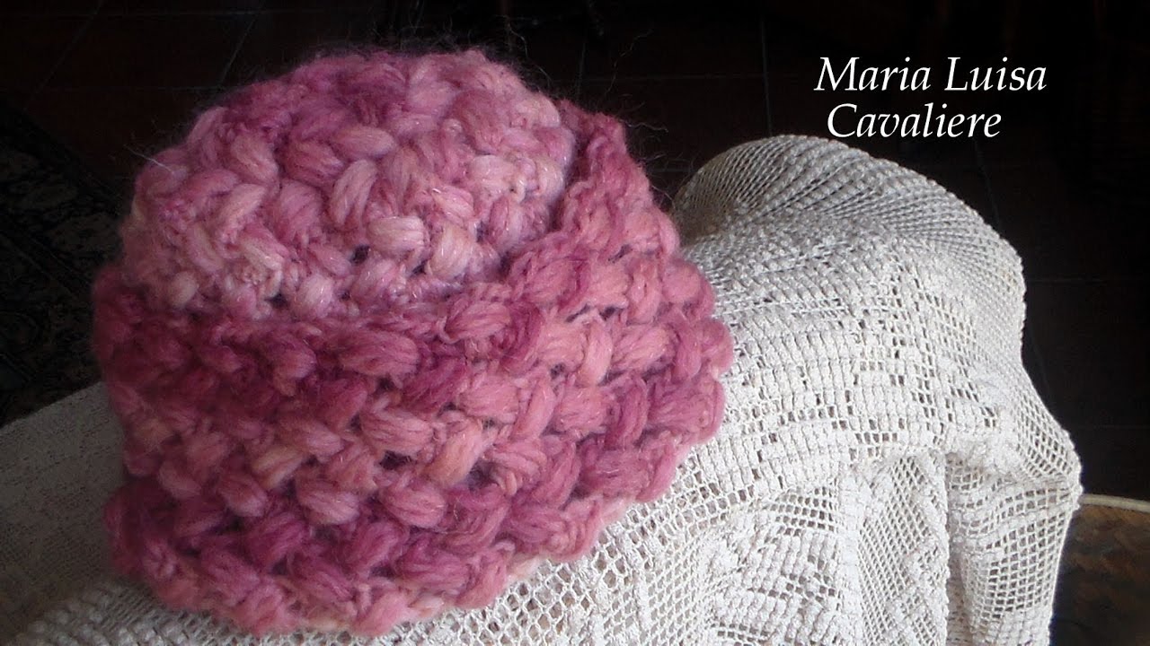 Cappello neonato 0 - max 6 mesi all'uncinetto video tutorial punto  freccette e punto puff incrociato - YouTub… | Uncinetto, Uncinetto  tutorial, Video sull'uncinetto