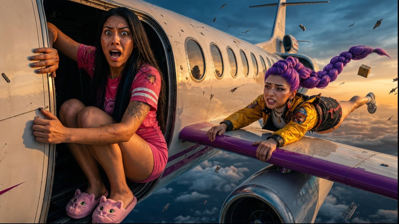 AS GUERREIRAS DO K-POP SOFRERAM UM GRAVE ACIDENTE DE AVIÃO! *resgatei elas