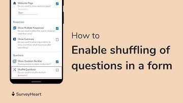 SurveyHeart - How to enable shuffling of questions in a form?