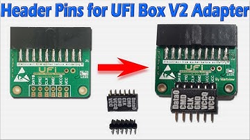 Header Pins for Ufi Box V2 Adapter Modification before using | How to Modified Ufi V2 Isp Adapter