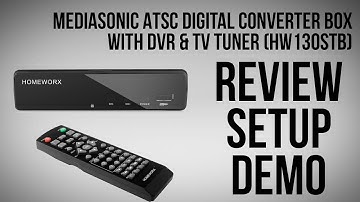 MediaSonic ATSC Digital Converter Box with TV Tuner and DVR UNBOXING & REVIEW