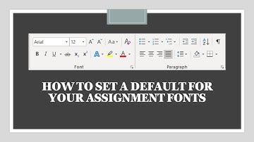 MS Word - Setting Default Font, Font Size, Text Alignment and Line Spacing