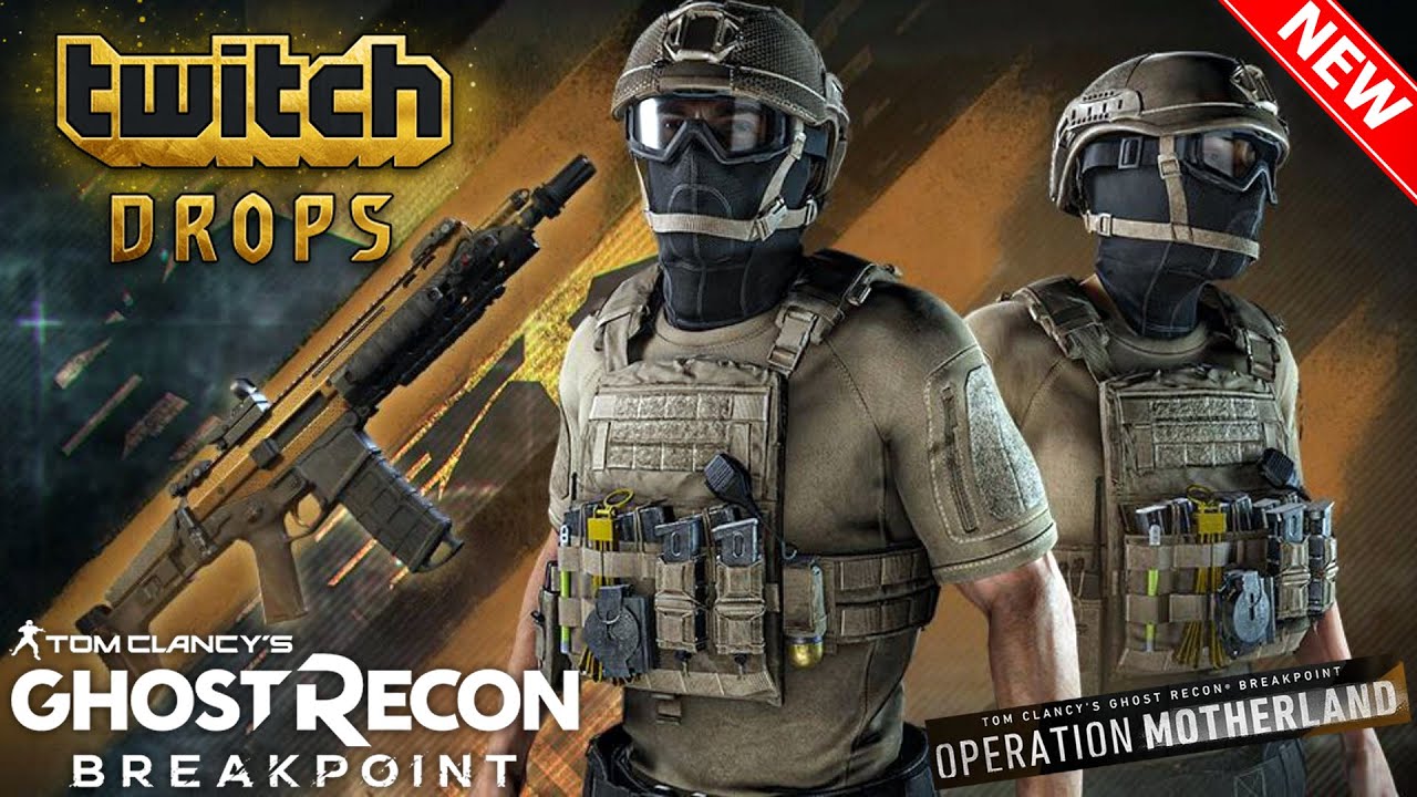 REGALOS! Twitch Drops Operacion Motherland Ghost Recon Breakpoint