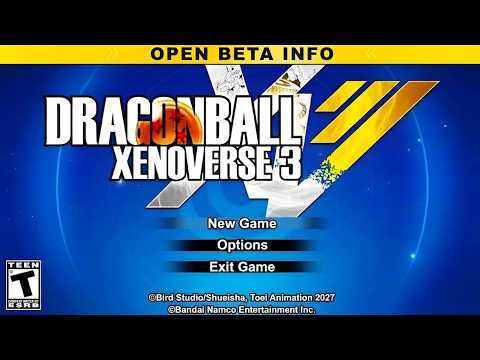 *NEW* DRAGON BALL: Xenoverse 3 - Open Beta & Crossplay Update!