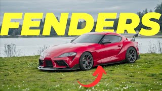 🤔 PAINTED OR CARBON FENDERS? 2020+ MK5 SUPRA