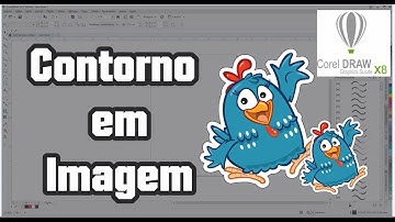 Efeito contorno em imagem Corel Draw tutorial