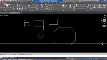 Học AUTOCAD 2D. Vẽ hình chữ nhật, vẽ đa giác đều và các lựa chọn vào trong Autocad