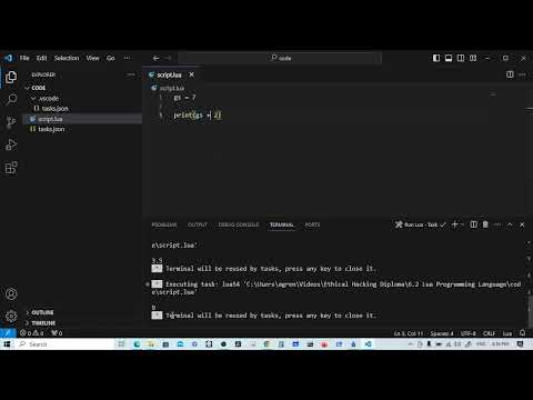 Variables and Basic Mathematical Operations in Lua