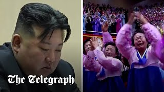 video: Watch: Kim Jong-un cries as he tells women to have more babies