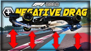 What Happens When An F1 Car Has NEGATIVE DRAG?! - F1 Game Experiment