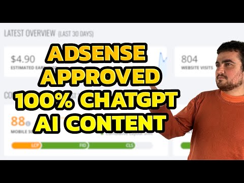 How To Get Your ChatGPT Content Powered Website Approved by Google AdSense (AI SEO)