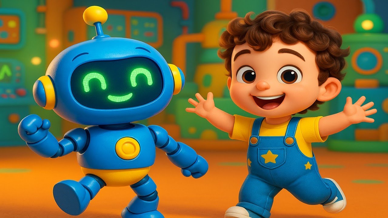 Hello Mr. Robot | Fun Kids Dance Song with Robot Moves!