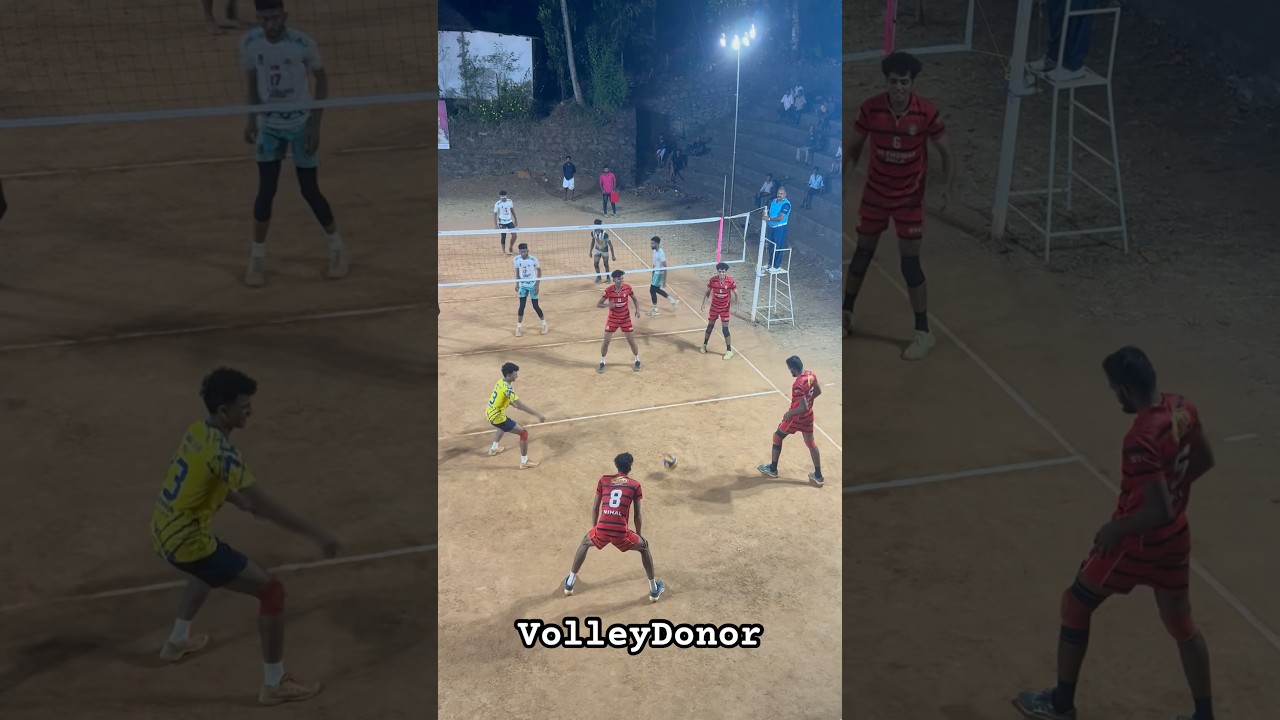 This Is Camp Fire 🔥 In Volleyball😲Heavy Mistake❌Volley Rally✅