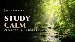 2 Hour Alpha Waves Study Music | Clear & Focused Mind