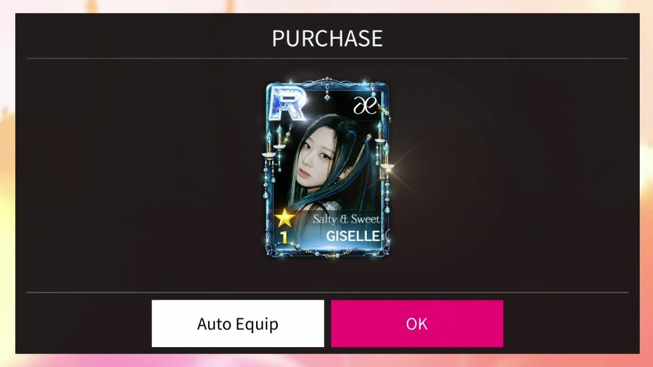 [Superstar SMTOWN / SSM] Buying aespa - 'Salty & Sweet' LE Card + Wallpaper reward