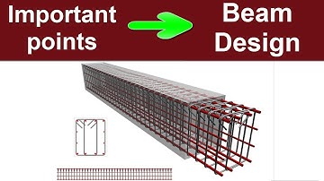 Important point about beam design