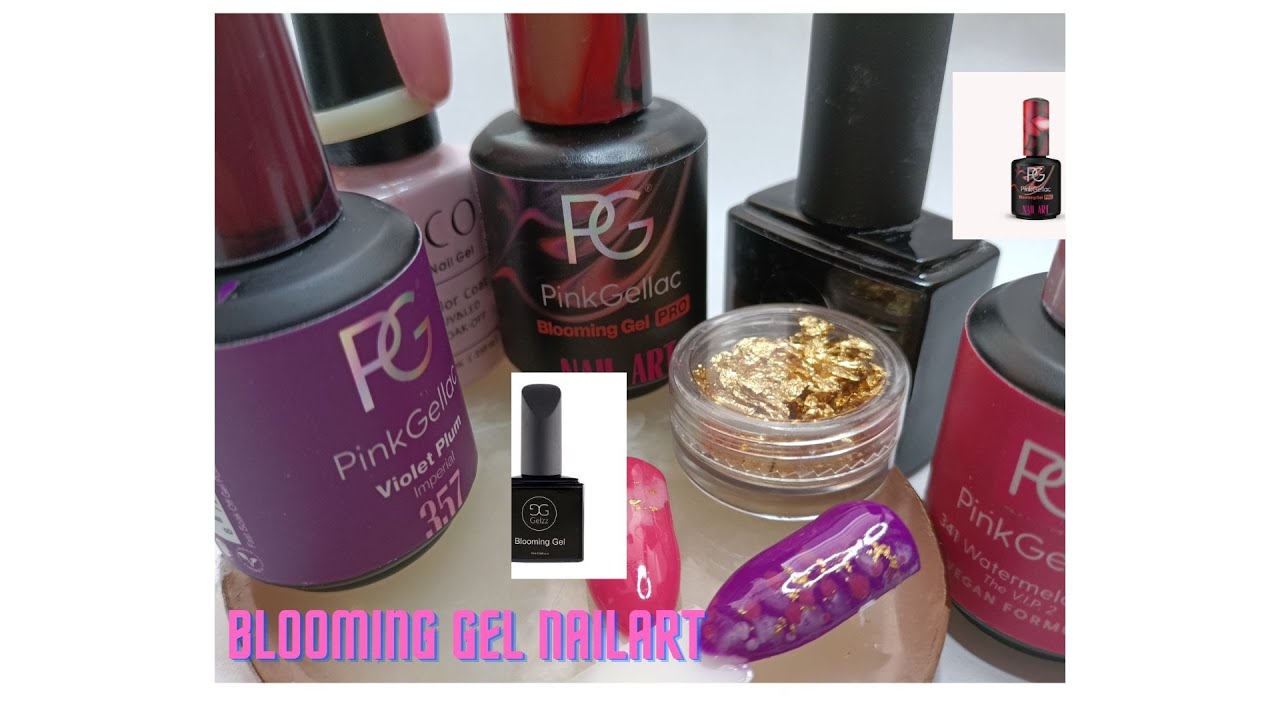 Blooming Gellac Pink Gellac & Gelzz bloomig gellac Nailart♥ Diamant-nails