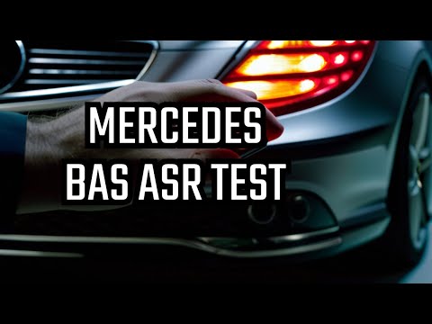 Mercedes E class Brake light switch test BAS , ASR. - YouTube