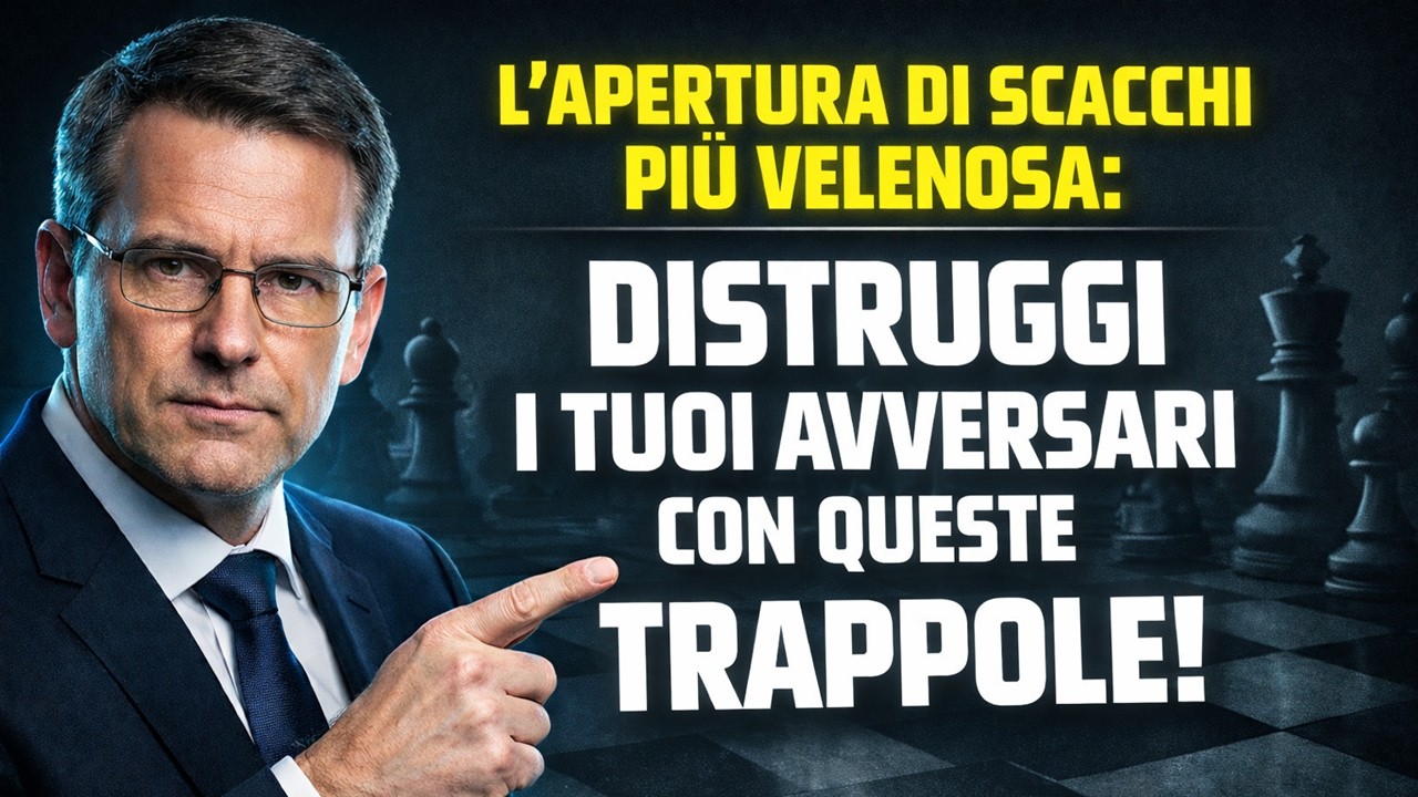 L'apertura di scacchi più velenosa: Distruggi i tuoi avversari con queste TRAPPOLE!