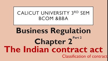 Business Regulations |Bcom |Calicut university |chapter2|part2|#businessregulations#thirdsem#cu