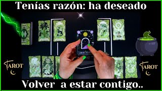 TU PRESENTIMIENTO ES VERDAD💚ESA PERSONA HA TENIDO EL DESEO DE ESTAR CONTIGO OTRA VEZ💚❤️LECTURA TAROT