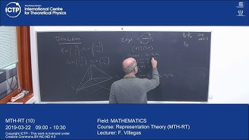 Representation Theory (MTH-RT) Lecture 10