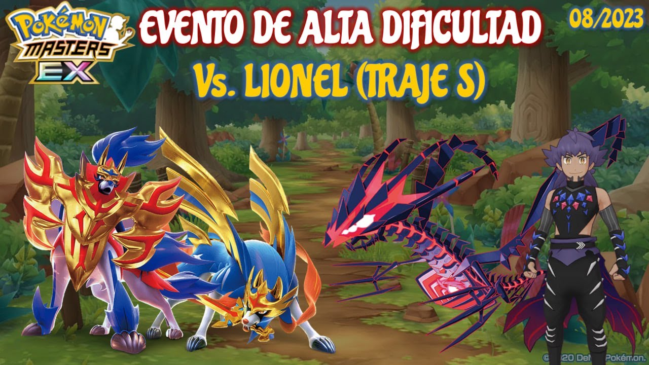 🏆 Combates desafiantes de Galar vs. Lionel (Traje S) | Pokémon Masters EX 