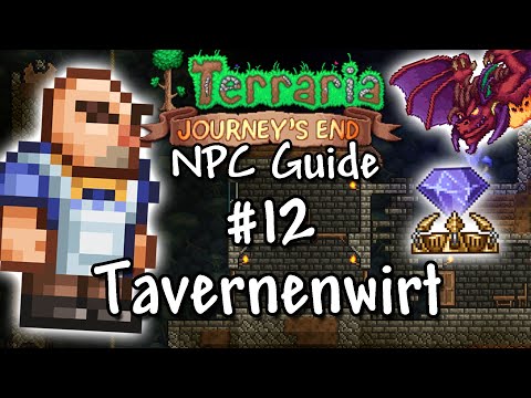 ? Terraria NPC Guide #12 | Der Tavenenwirt | Spawn, Handel, Event und Crossover-Trivia?