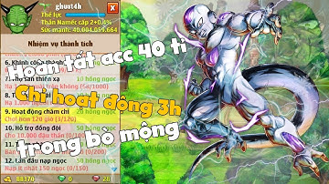 Ngọc Rồng Online - Hoàn tất úp sức mạnh từ ss - 40tỉ chỉ 3h trong bò mộng !