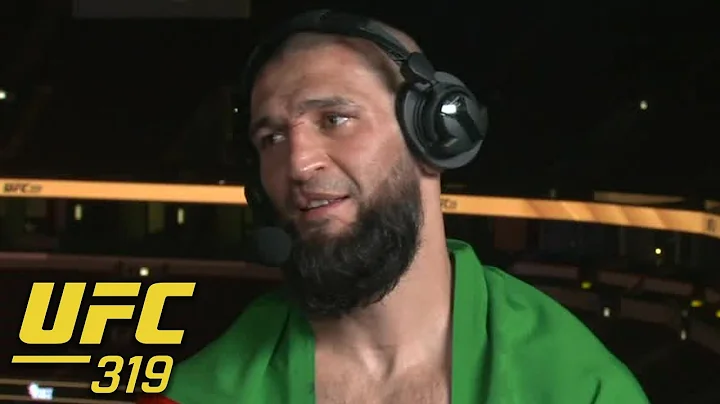 Khamzat Chimaev recaps his win vs. Dricus Du Plessis at UFC 319 | ESPN MMA