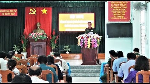 Hội nghị triển khai kế hoạch diễn tập chiến đấu phòng thủ và phòng thủ dân sự