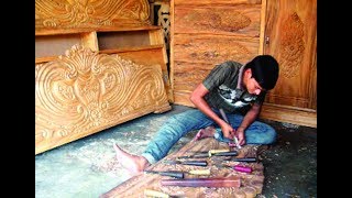 Woodworking Skills Extremely Smart Of Carpenter -কাঁঠ শিল্পিদের সুন্দর কারুকার্য