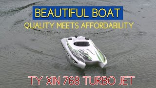 RC BOAT under $50 TY XIN TX768 TEST