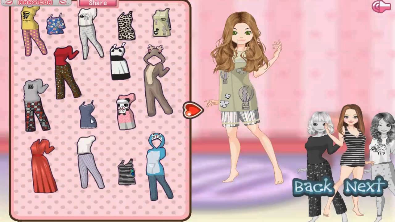 Pajama Party Free mobile Dress up Game Tutorial for funny little