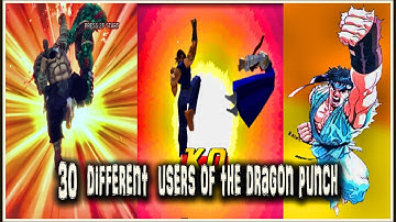 30 Users Of The Dragon Punch - Iconic Fighting Game Moves